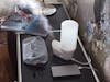 Emma personal humidifier by Stadler Form in white Emma personal humidifier by Stadler Form in white in a hotel room