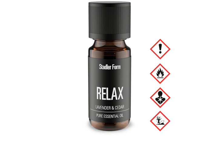 Relax essential oil by Stadler Form with symbols Relax essential oil by Stadler Form with symbols