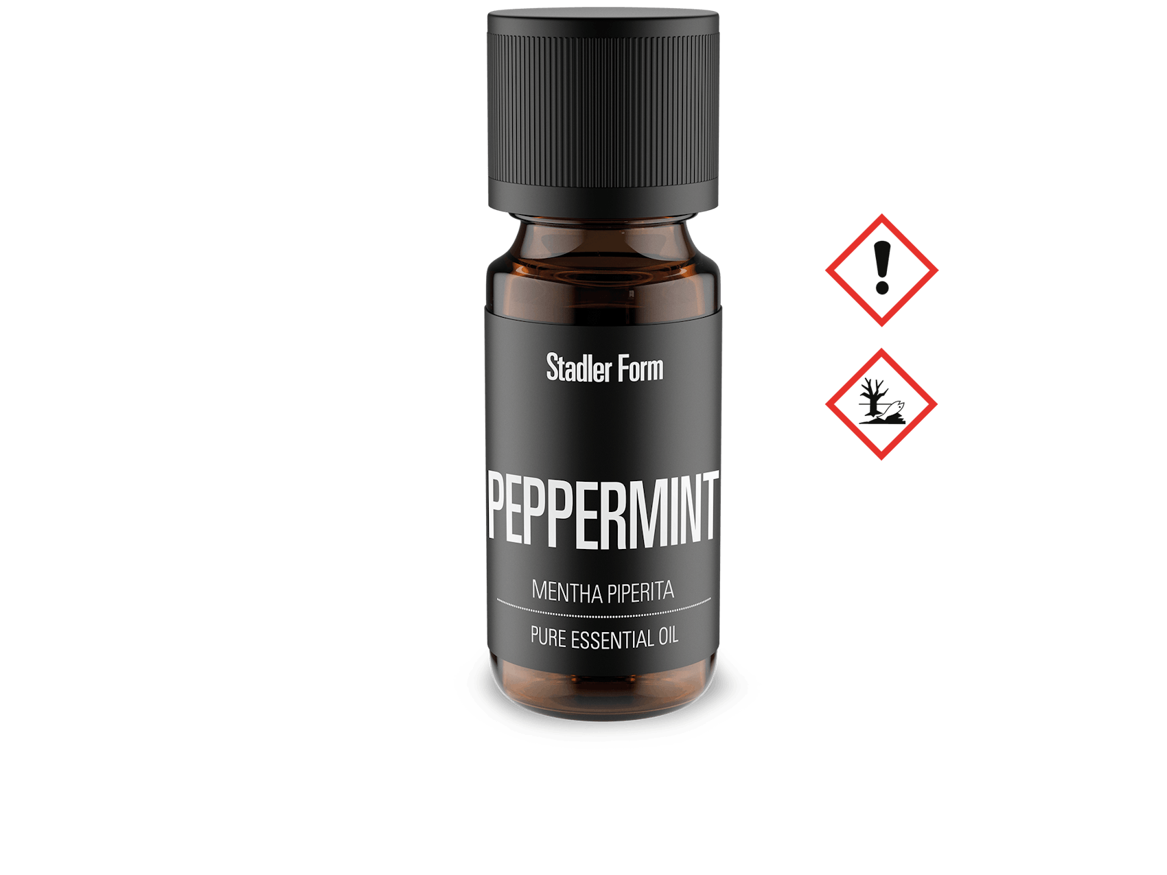 Stadler Form essential oil Peppermint with symbols