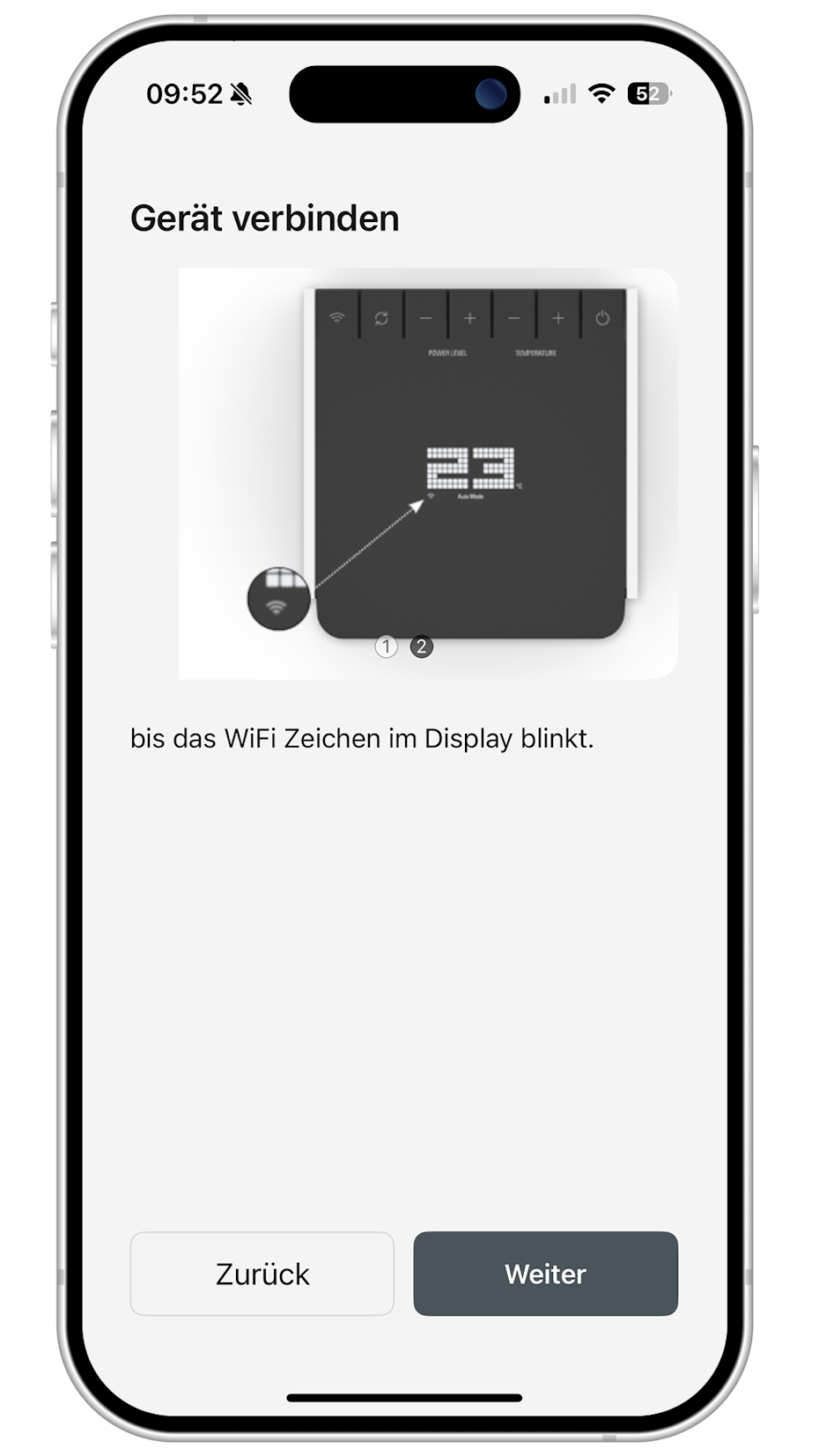 Stadler Form App WLAN-Verbindung Sam Stadler Form App WLAN-Verbindungsbestätigung