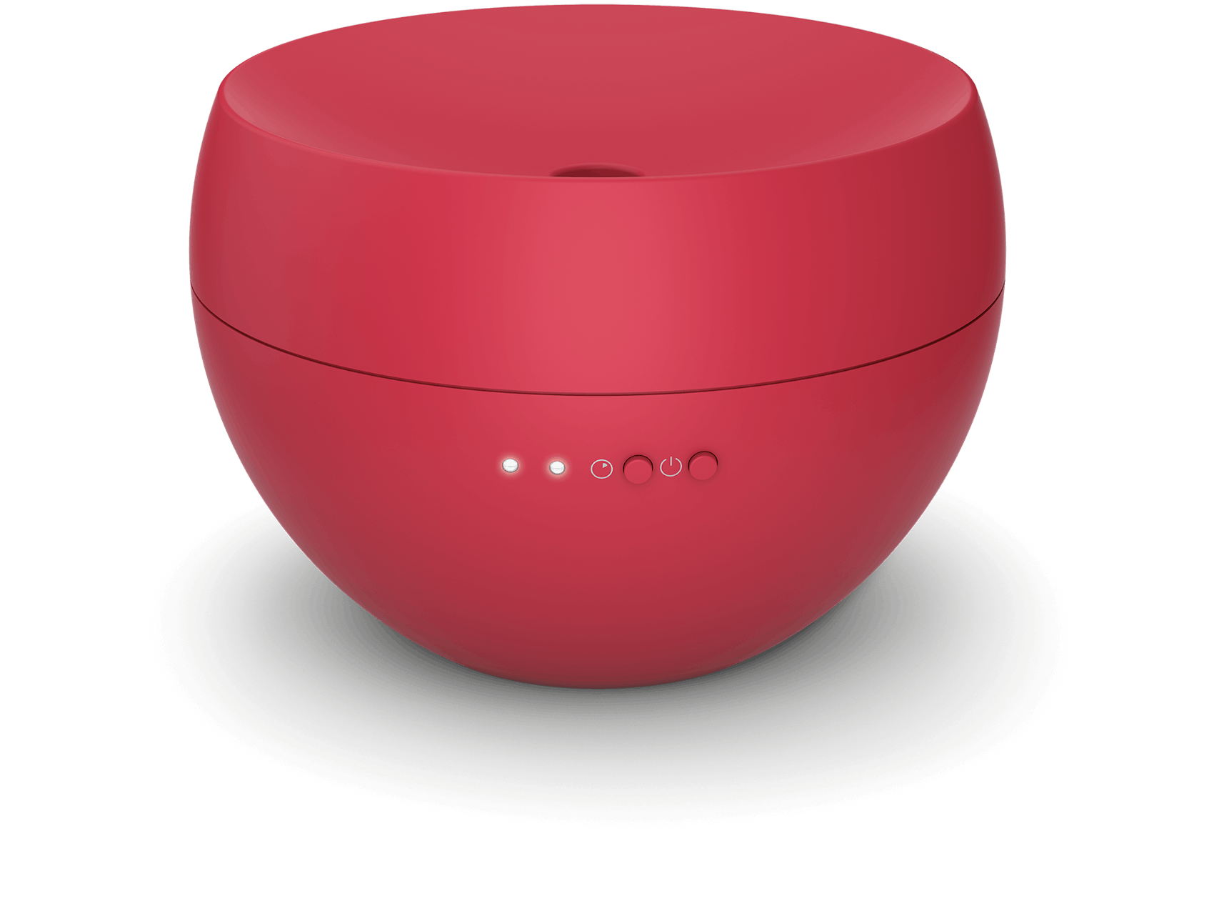 Jasmin aroma diffuser by Stadler Form in chili red as perspective view