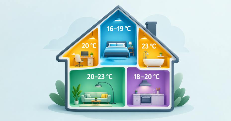 Infographic: Optimal room temperature