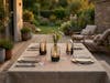 Sophie mini aroma diffuser on the dining table outdoors