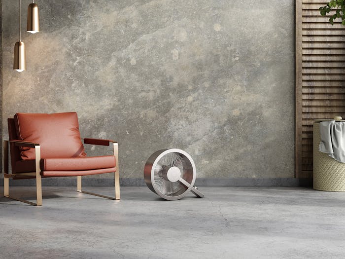 Stadler Form fan Q in a stylish industrial room