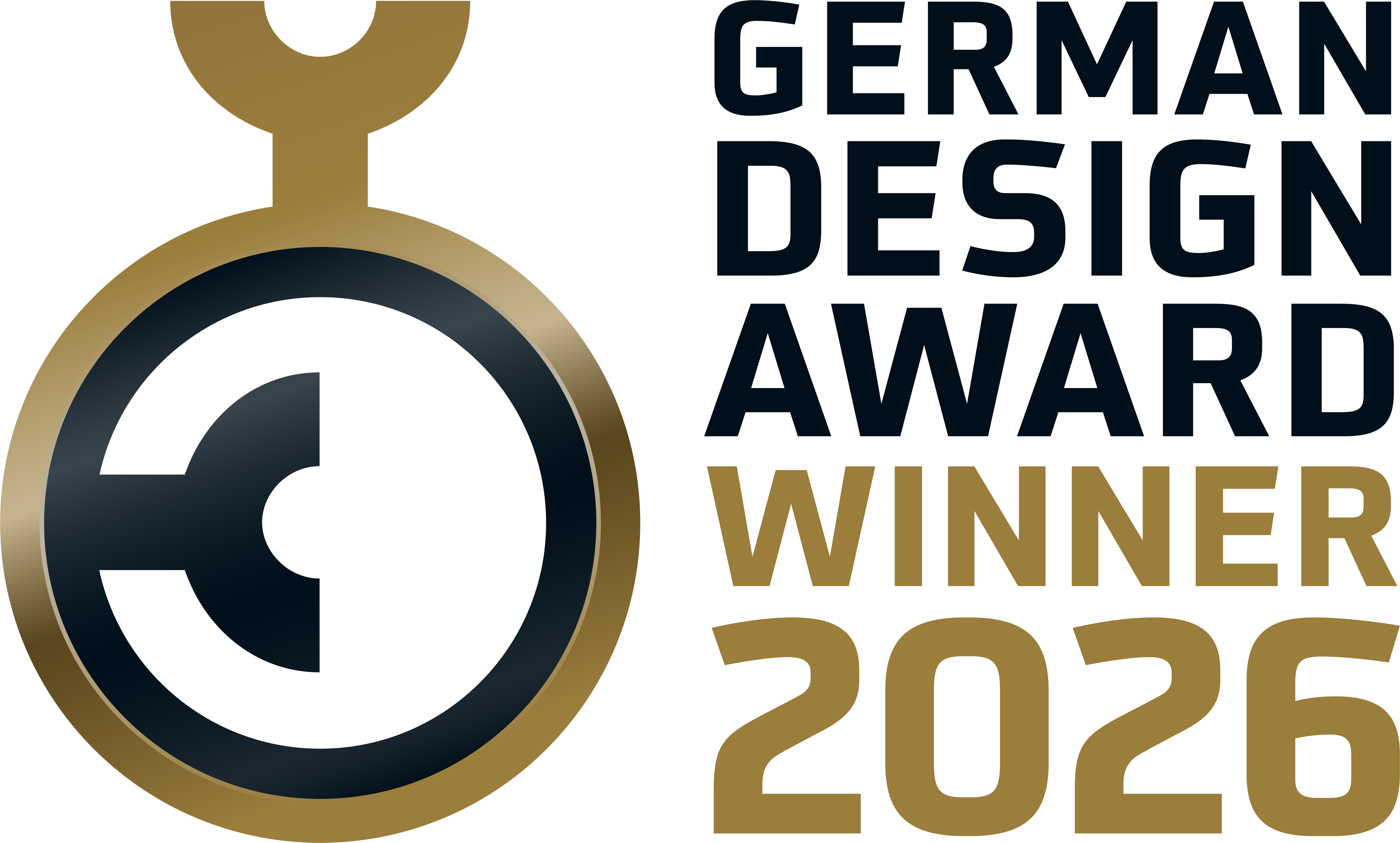 Logo German Design Award 2026 Noah and Noah Pro humidifiers by Stadler Form