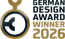 Logo German Design Award 2026 Noah und Noah Pro Luftbefeuchter von Stadler Form Logo German Design Award 2026 Noah und Noah Pro Luftbefeuchter von Stadler Form