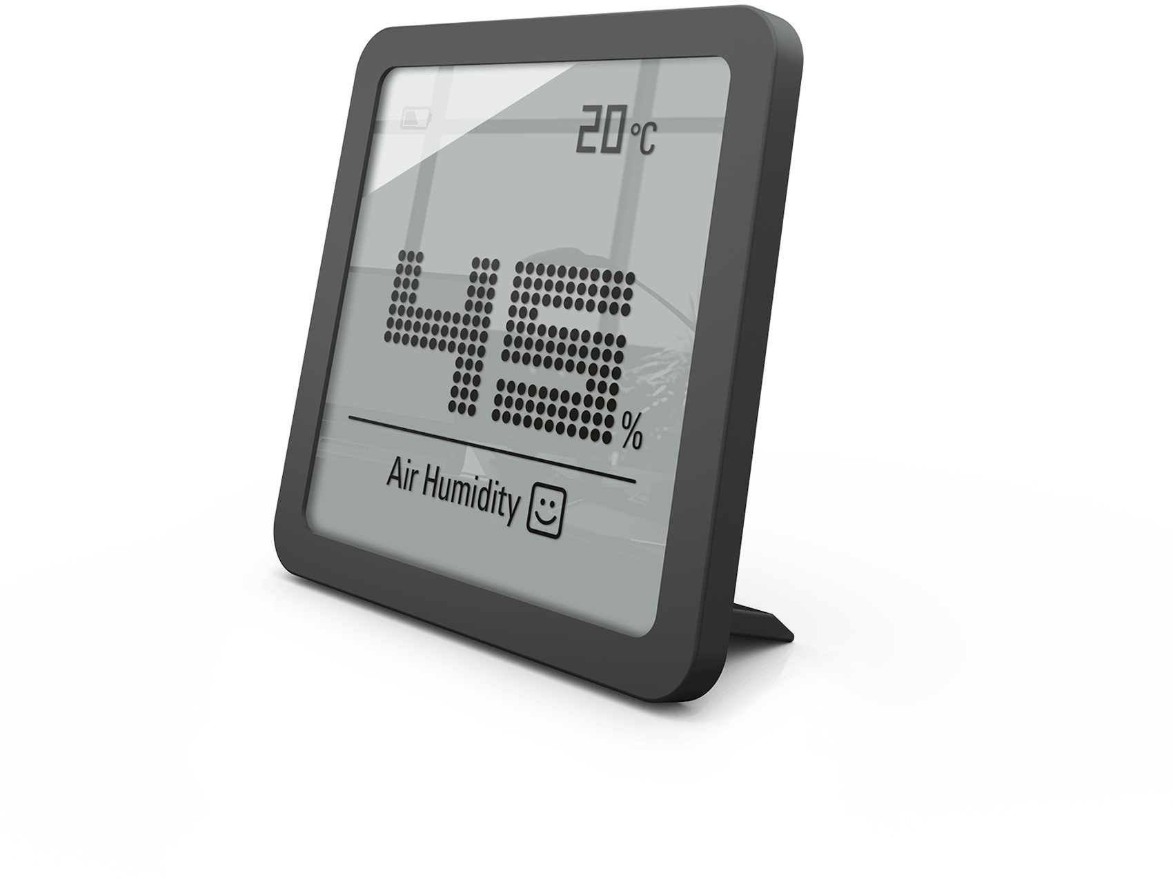 Selina little hygrometer by Stadler Form in black Selina little hygrometer by Stadler Form in black as perspective view