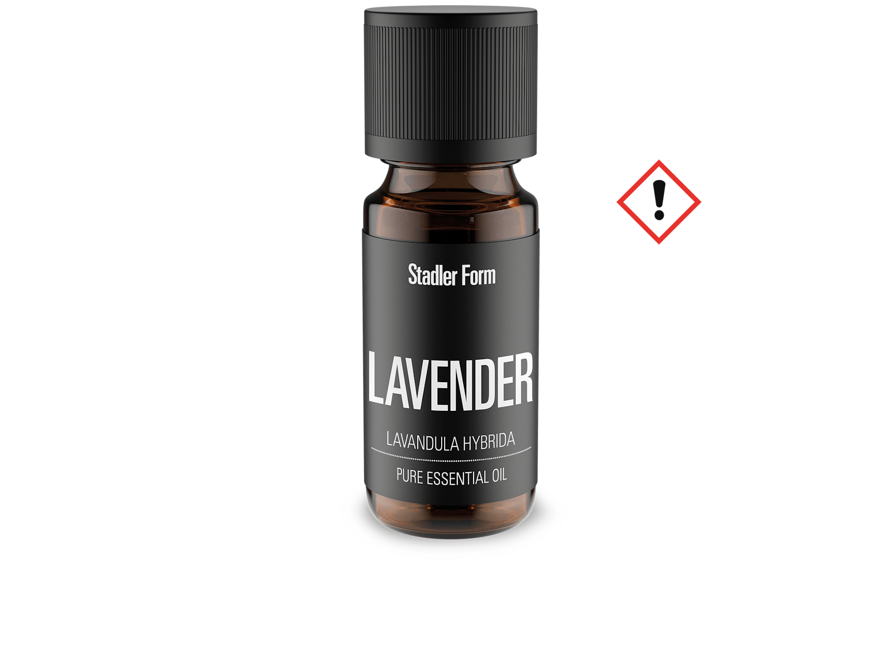 Lavender essential oil by Stadler Form with symbols