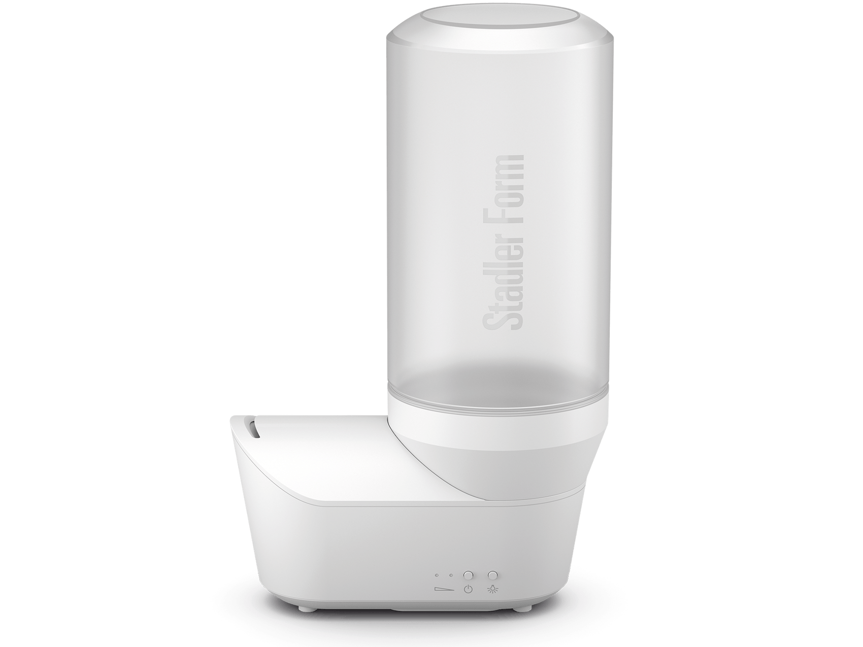 Emma personal humidifier by Stadler Form in white as front view