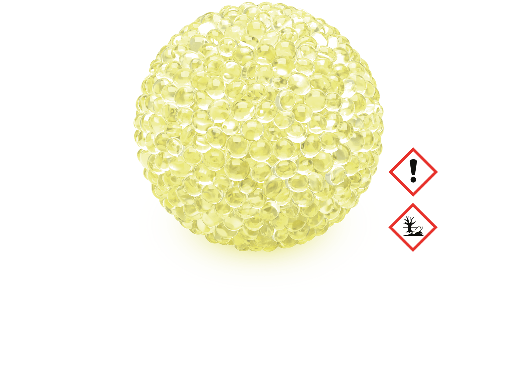 Yellow vanilla fragrance globe by Stadler Form with symbols Yellow vanilla fragrance globe by Stadler Form with symbols