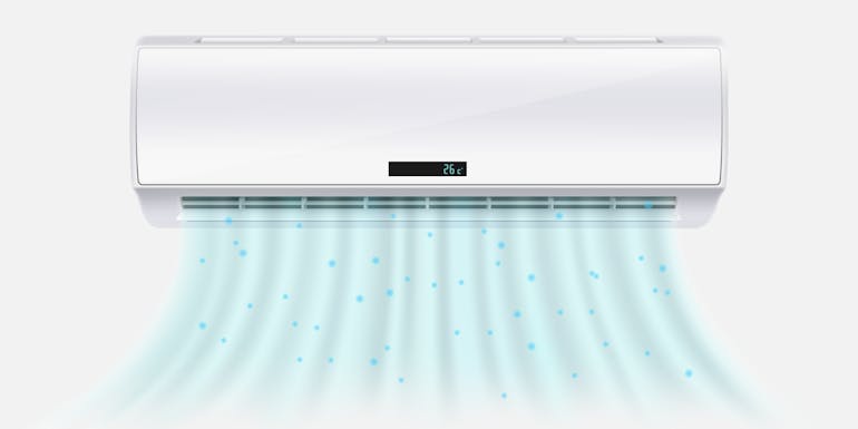 Graphic of air conditioner Graphic of air conditioner
