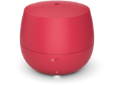 Mia aroma diffuser by Stadler Form in chili red as perspective view