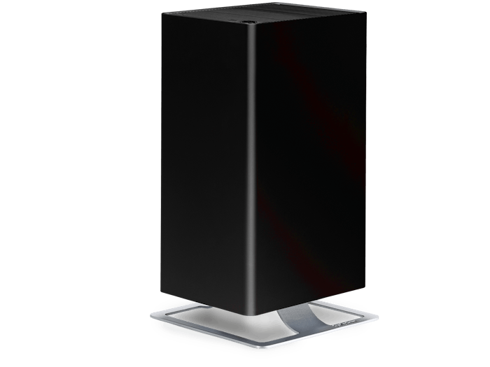 Viktor air purifier by Stadler Form in black Viktor air purifier by Stadler Form in black as perspective view