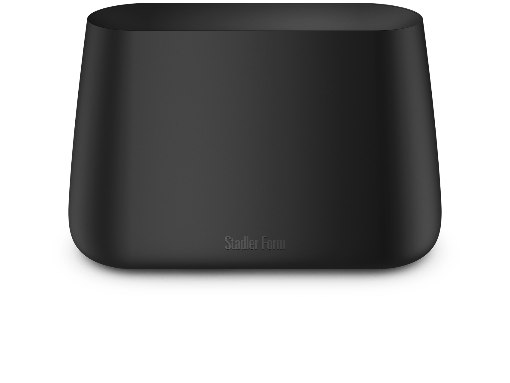 Ben humidifier by Stadler Form in black as front view