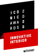 Logo Iconic Awards 2020 winner Emma humidifier by Stadler Form