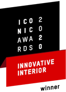 Logo Iconic Awards 2020 Gewinner Emma Luftbefeuchter von Stadler Form Logo Iconic Awards 2020 Gewinner Emma Luftbefeuchter von Stadler Form