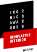 Logo Iconic Awards 2020 winner Emma humidifier by Stadler Form Logo Iconic Awards 2020 winner Emma humidifier by Stadler Form