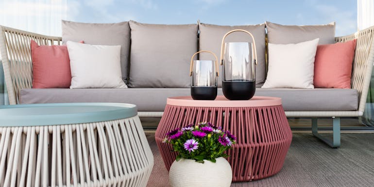 Stadler Form Sophie & Sophie little at lounge table Stadler Form Sophie & Sophie little at lounge table