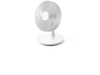Finn mobile with battery fan by Stadler Form in white as floor version in iso view