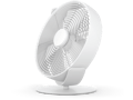 Ventilateur de table Tim par Stadler Form en blanc Ventilateur de table Tim par Stadler Form en blanc, vue en perspective