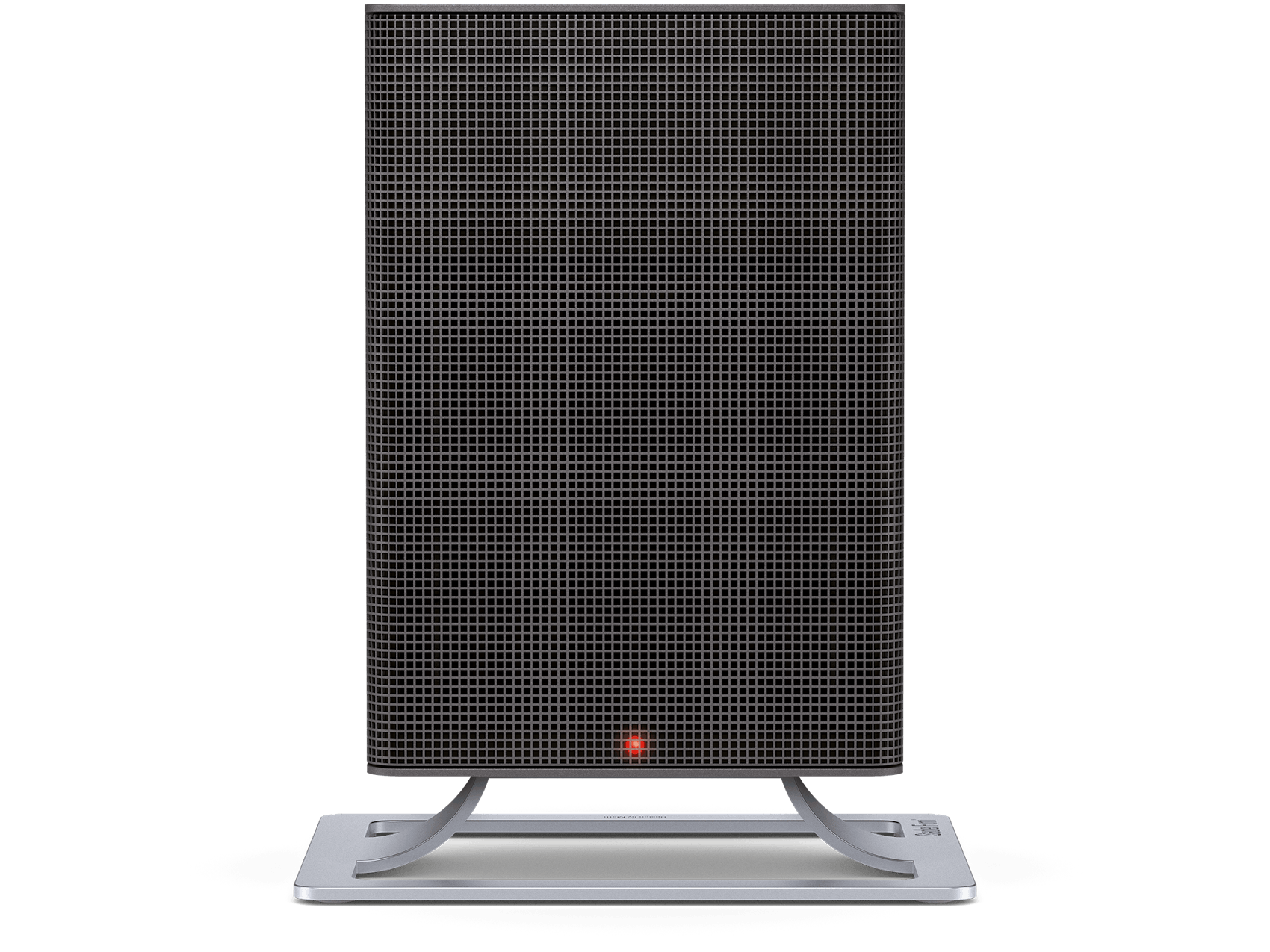 Anna little heater by Stadler Form in titanium as front view