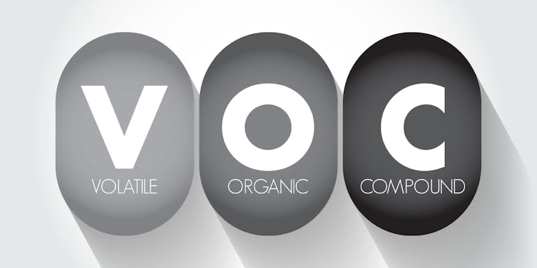 Volatile organic compound sign Volatile organic compound sign
