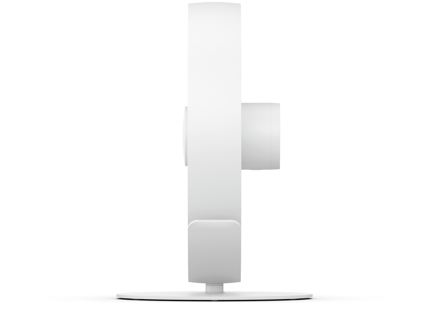 Tim table fan by Stadler Form in white side view