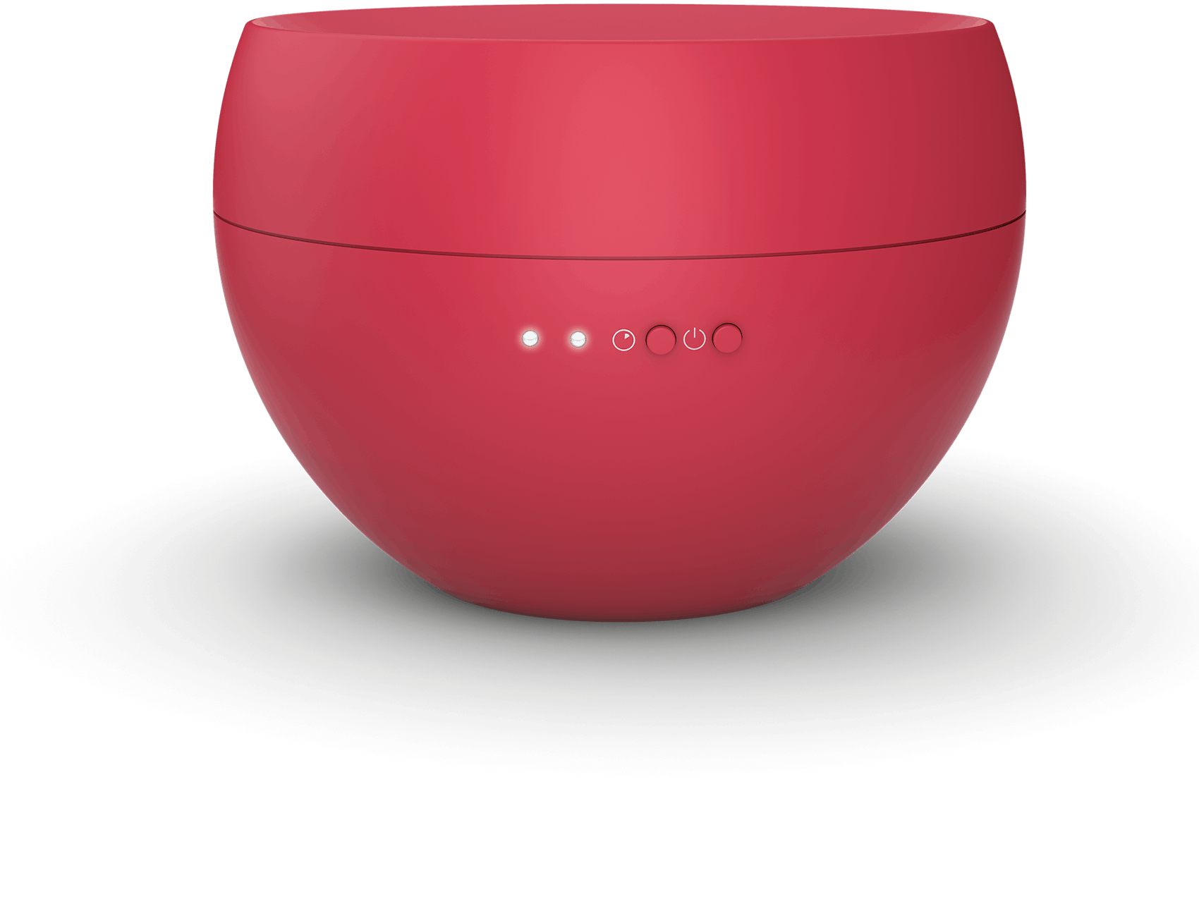Jasmin aroma diffuser by Stadler Form in chili red as front view