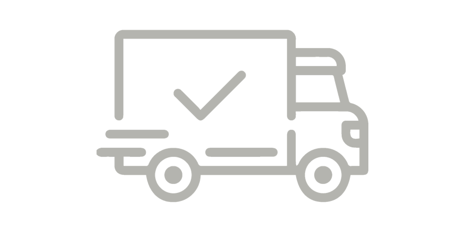 Grafik mit kostenlosem Versand und LKW Grafik für kostenlosen Versand mit LKW