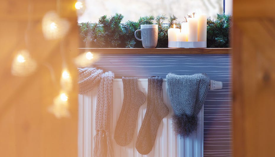 Socks on radiator Socks on radiator