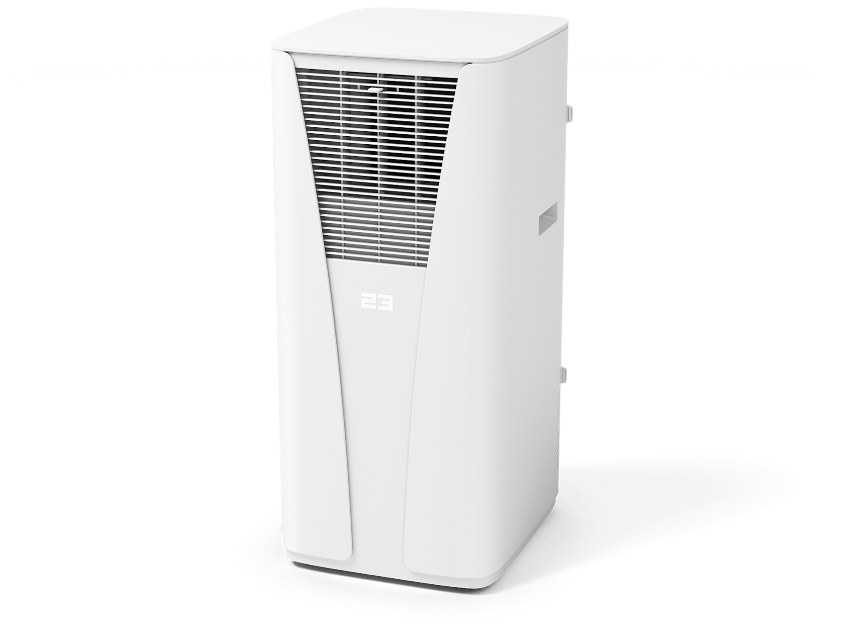Emil air conditioner by Stadler Form in white isometric view