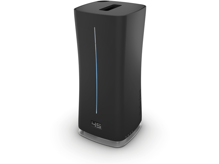 Eva little humidifier by Stadler Form in black as perspective view