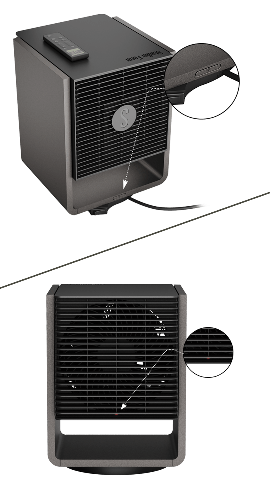 Stadler Form Wi-Fi button fan heater Alex Stadler Form Wi-Fi button fan heater Alex