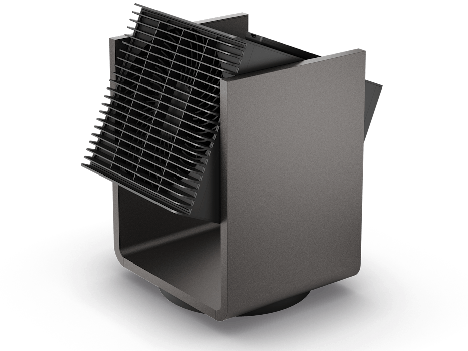 Alex heater by Stadler Form in black as perspective view Alex heater by Stadler Form in black as perspective view