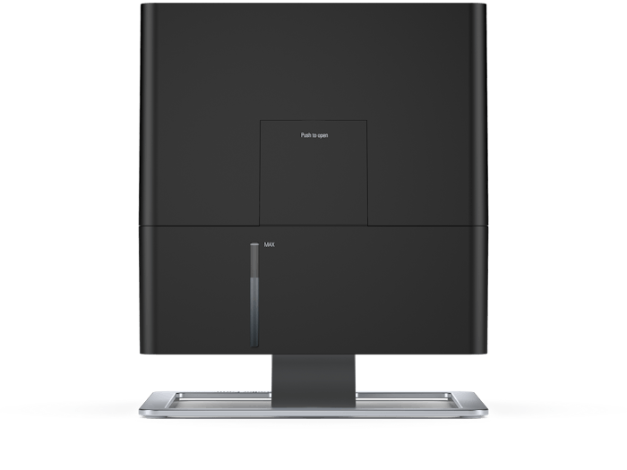 Oskar humidifier by Stadler Form in black Oskar humidifier by Stadler Form in black as side view
