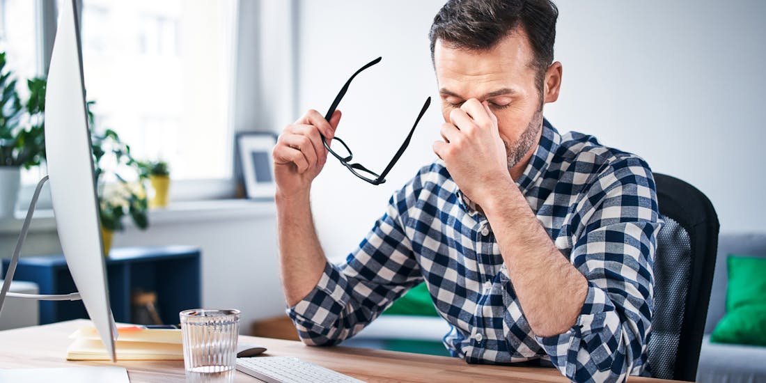 Symbolic image for bad air at the workplace