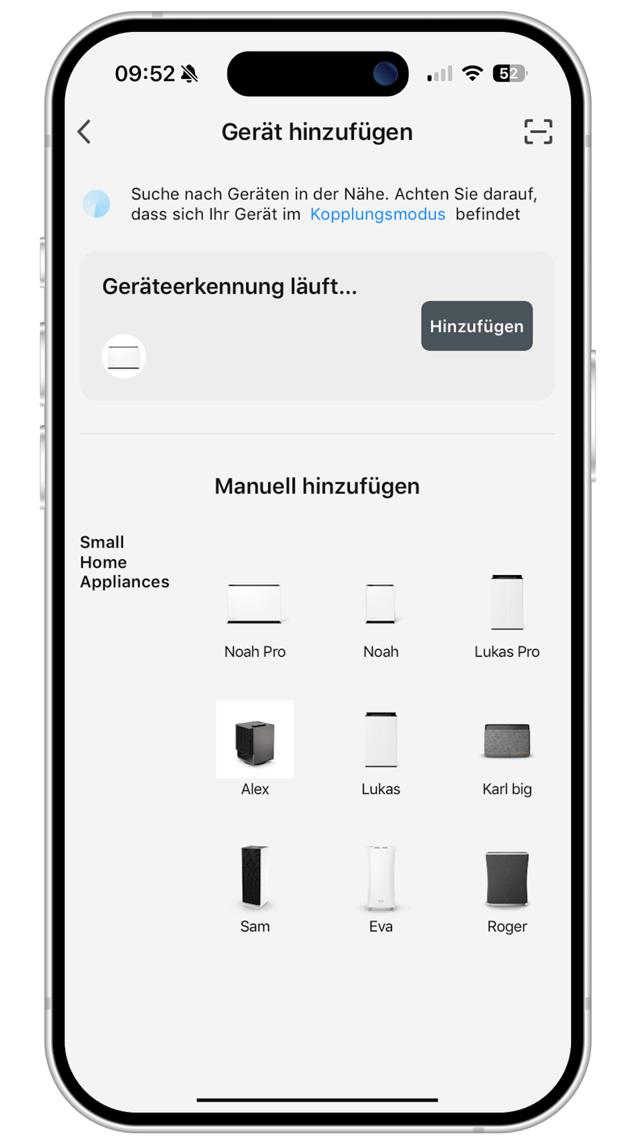 SF App Noah Pro automatisch hinzufügen