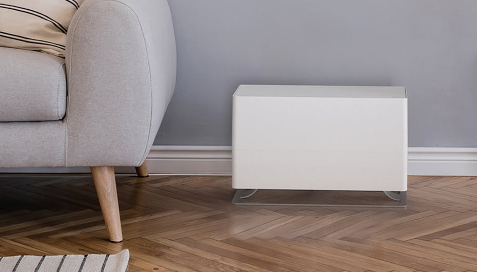 Oskar big in white from Stadler Form on a beautiful wooden floor Oskar big in white from Stadler Form on a beautiful wooden floor