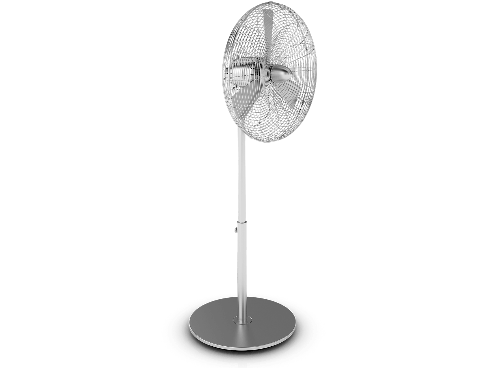 Charly stand fan by Stadler Form as perspective view