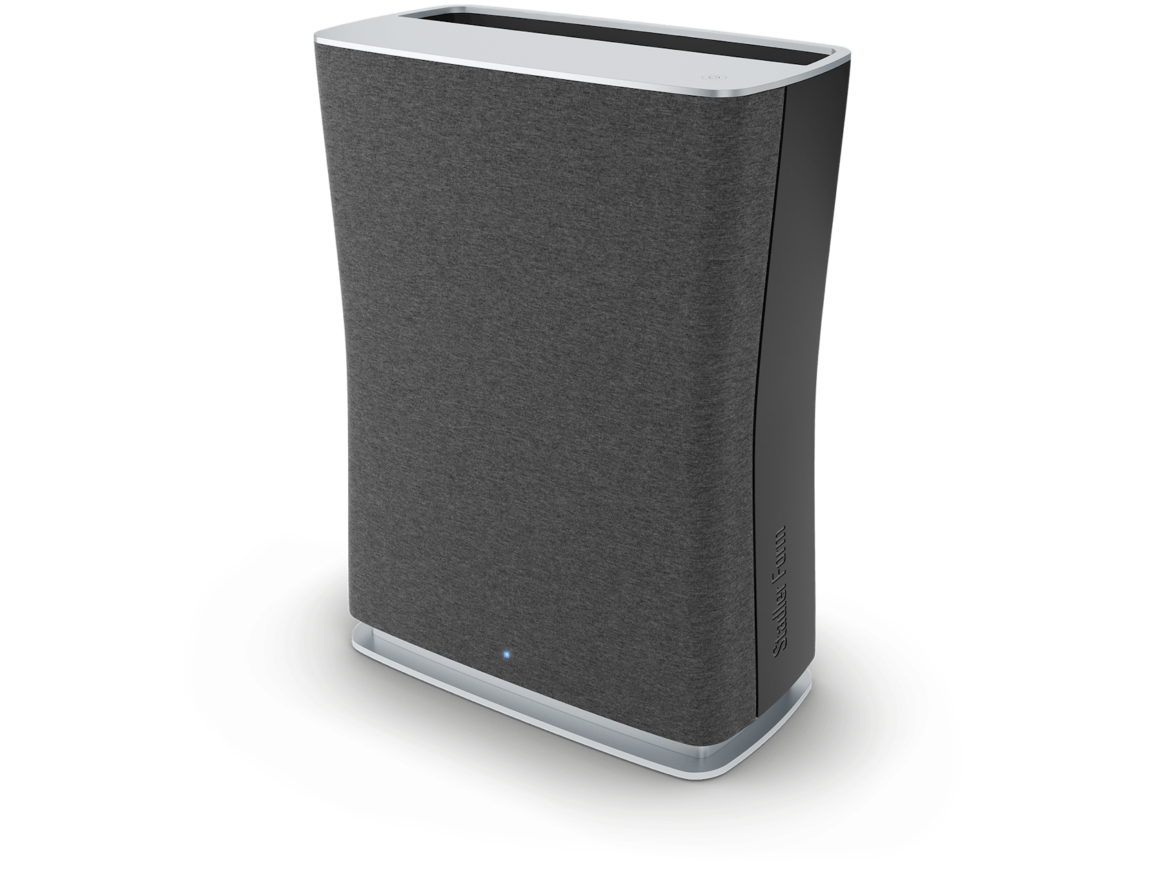 Roger little air purifier by Stadler Form in black Roger little air purifier by Stadler Form in black as perspective view