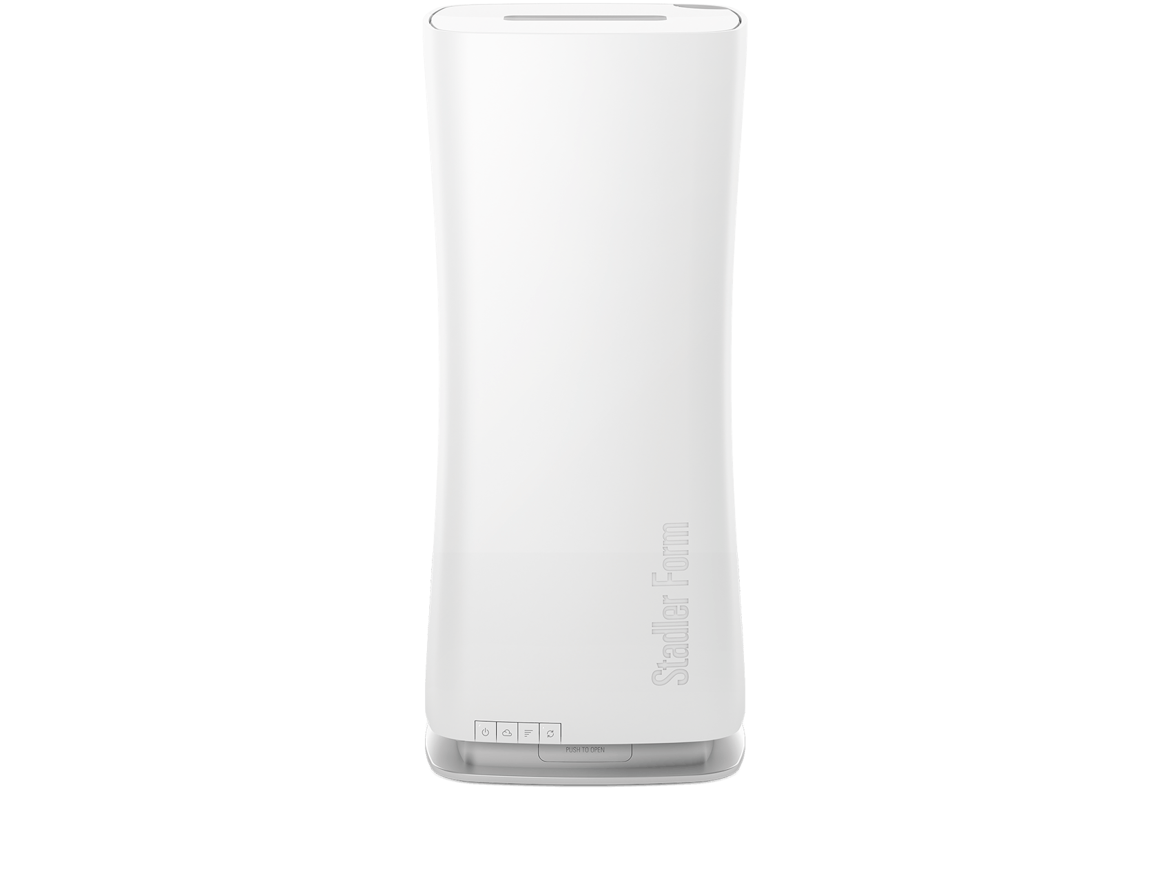 Eva little humidifier by Stadler Form in white as side view