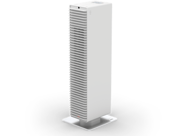 Paul heater by Stadler Form in white as perspective view
