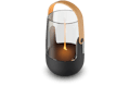 Sophie mini aroma diffuser by Stadler Form in black as perspective view
