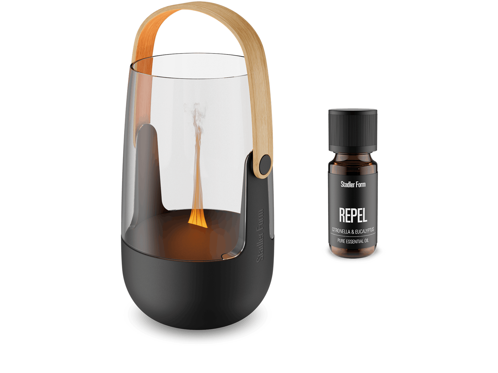 Sophie aroma diffuser bundle by Stadler Form with Repel essential oil
