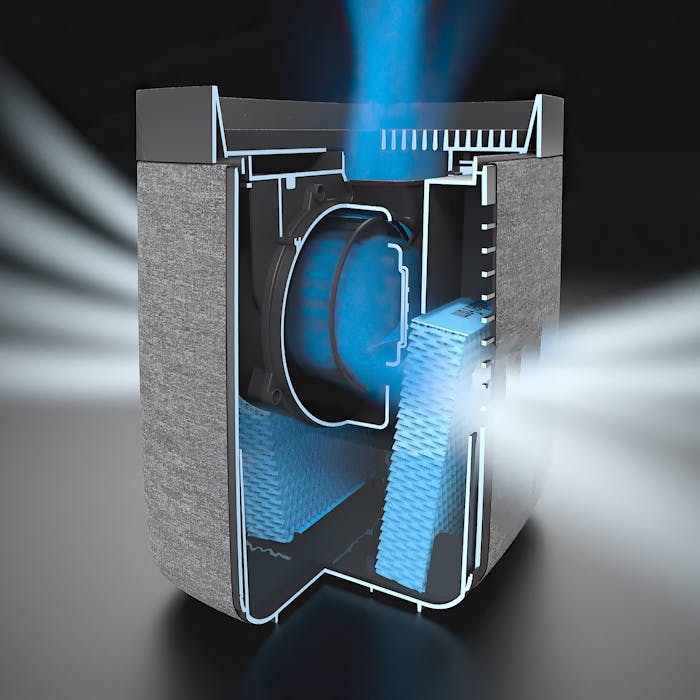 Image that shows technique of humidifier Karl and Karl big from Stadler Form Image that shows technique of humidifier Karl and Karl big from Stadler Form