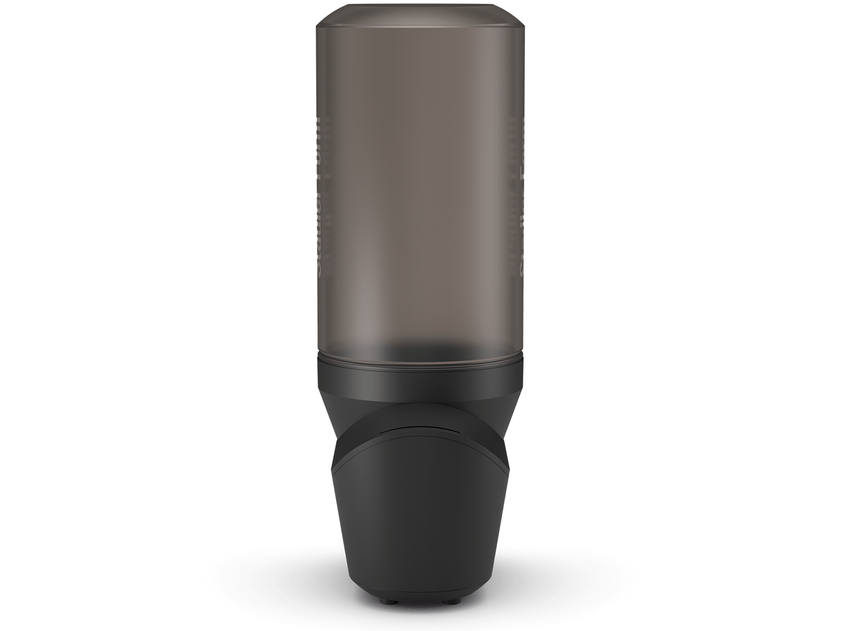Emma personal humidifier by Stadler Form in black Emma personal humidifier by Stadler Form in black as side view
