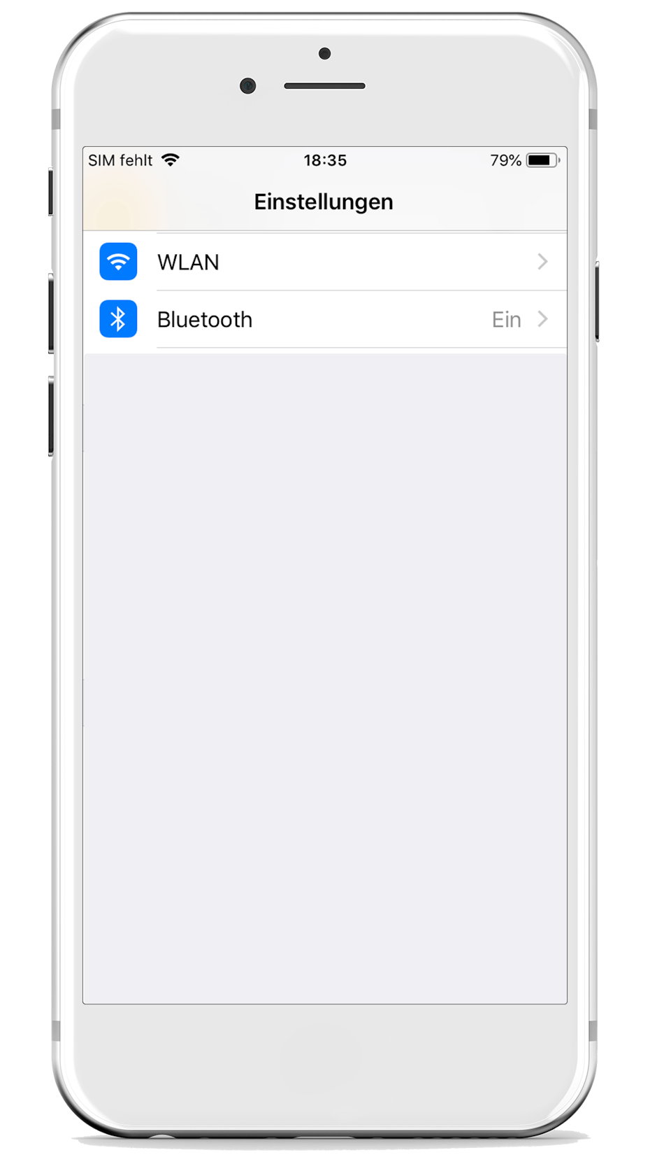 Stadler Form App Einstellungen