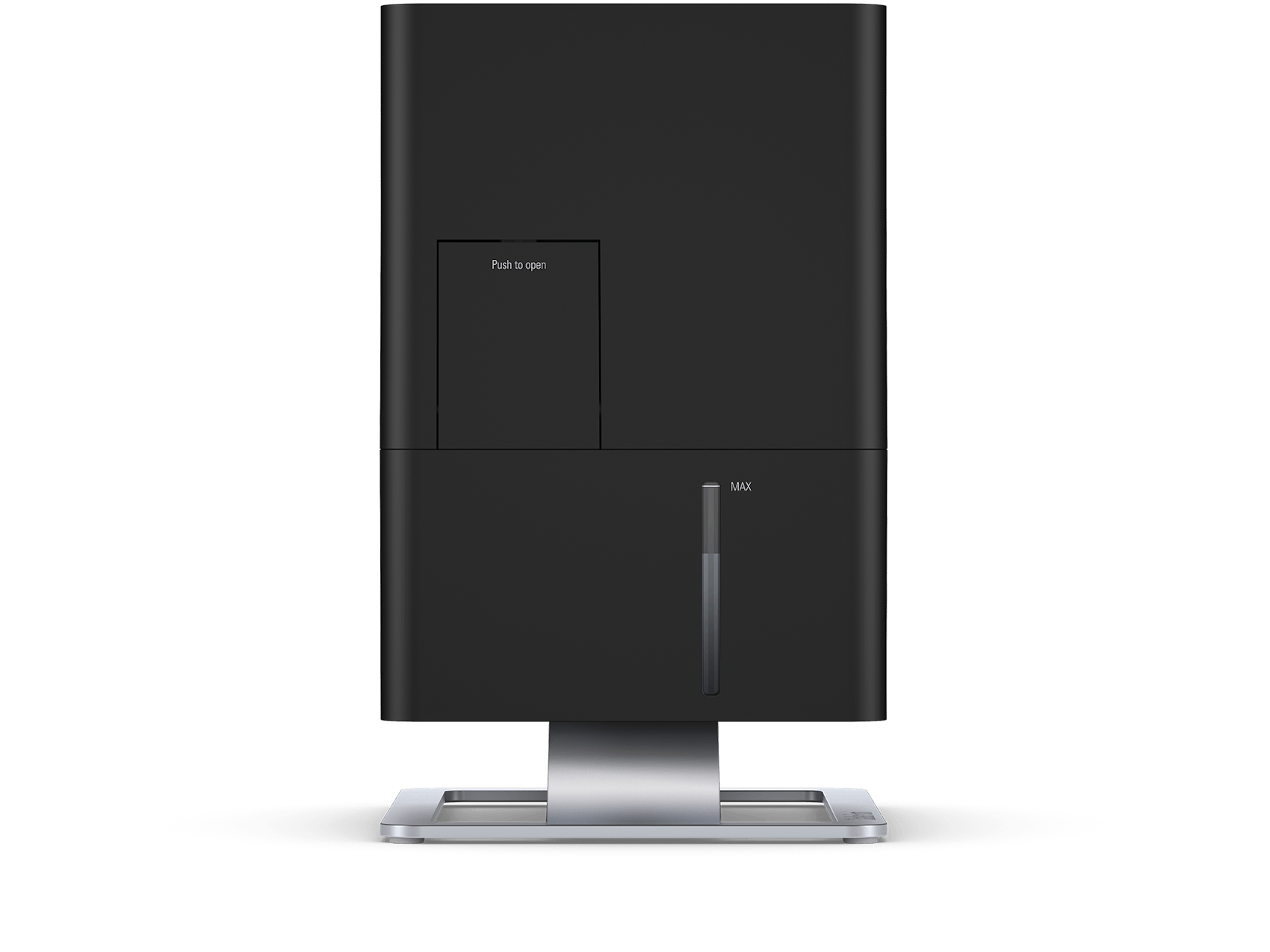 Oskar little humidifier by Stadler Form in black Oskar little humidifier by Stadler Form in black as side view