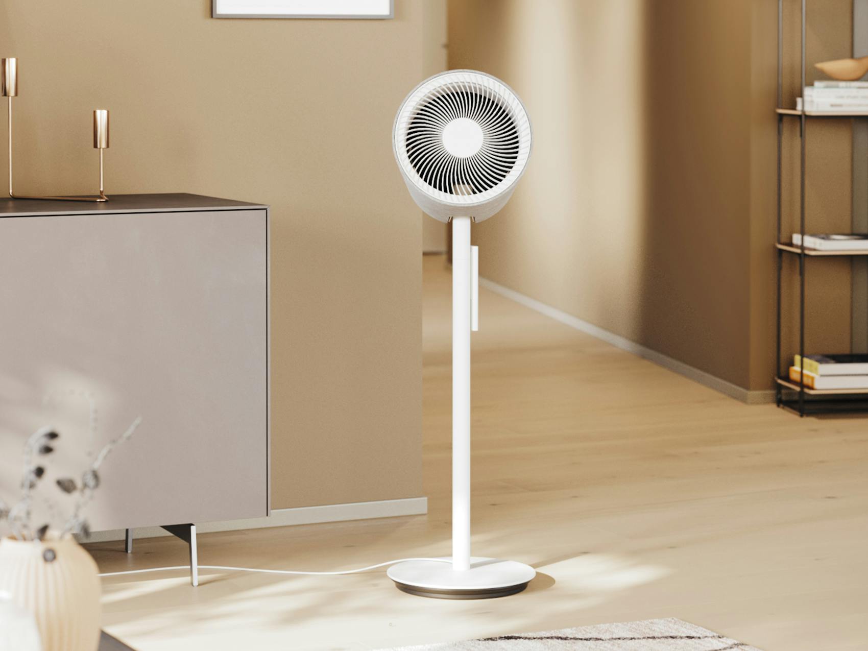 Stadler Form fan Simon in a bright livingroom