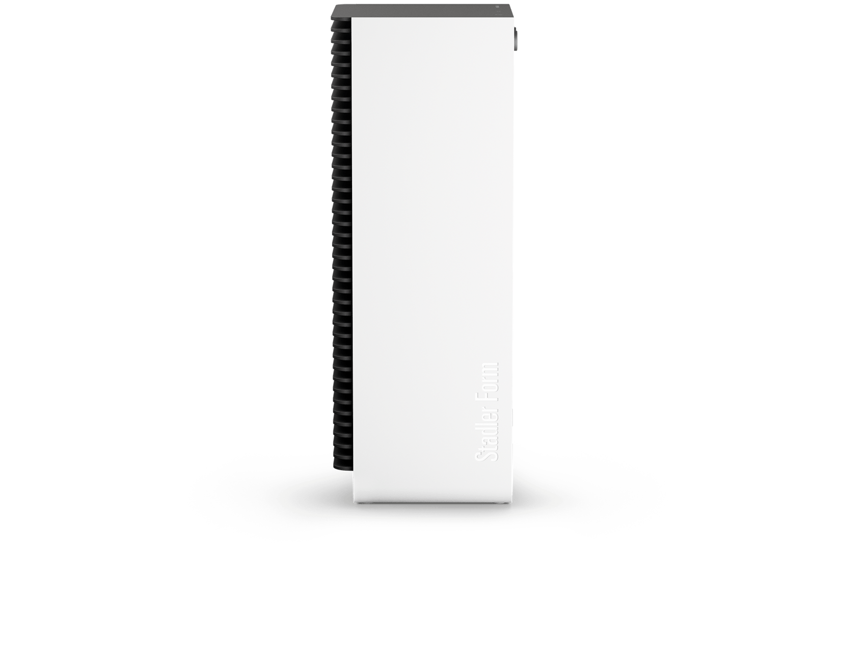 Sam little heater by Stadler Form as side view Sam little heater by Stadler Form as side view